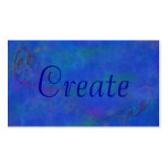Blue Haze Affirmation Cards Business Card Template