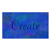 Blue Haze Affirmation Cards Business Card Template