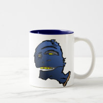 Blue Head mugs