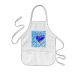 Blue Heart aprons