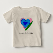 Blue Heart Art t-shirts