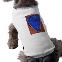 BLUE HEART DOGGIE TSHIRT