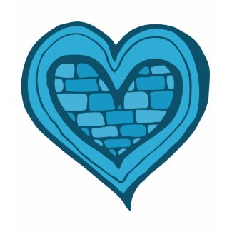 Blue Heart Doodle shirt