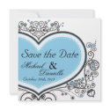 Blue Heart invitation