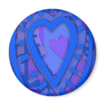 Blue Heart magnets