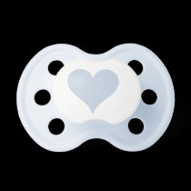 Blue Heart Pacifier pacifiers