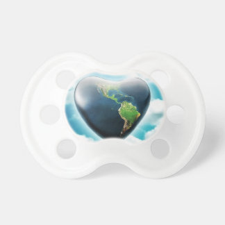 Blue Heart Pacifiers