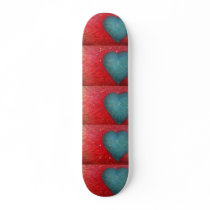 Blue Heart Skateboard