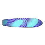 Blue Heart Star Skateboard