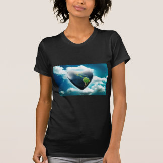 Blue Heart T Shirt