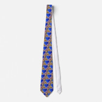Blue Heart Tie