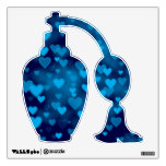 Blue Hearts Bokeh Wall Stickers