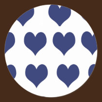Blue Hearts sticker stickers
