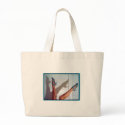 Blue heeled shoes bag by Dancedesigner Blue heeled shoes bag