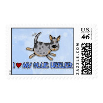 blue heeler postage