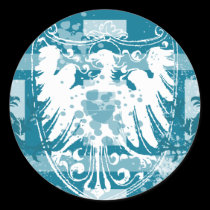 Blue Herald Bird Stickers stickers