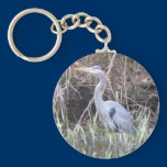 Blue Heron Bird Key Chain keychains