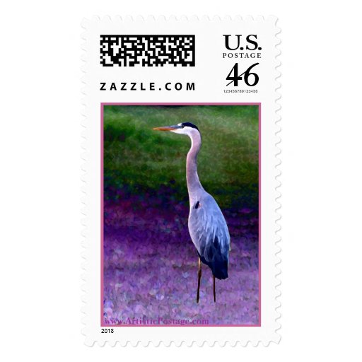 Blue Heron Collection Stamps