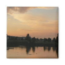 Blue Heron Sunset magnets