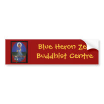 BLUE HERON ZEN BUDDHIST CENTRE BUMPER STICKER bumper stickers