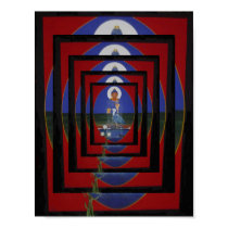 Blue Heron Zen Buddhist Centre Poster posters by SisterTQ Blue Heron Zen Buddhist Centre Poster posters