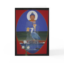 Blue Heron Zen Centre greeting card