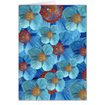 Blue Himalayan Poppy Flower Card