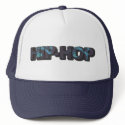 Blue Hip-Hop Hat by rhadyg Blue Hip-Hop Hat