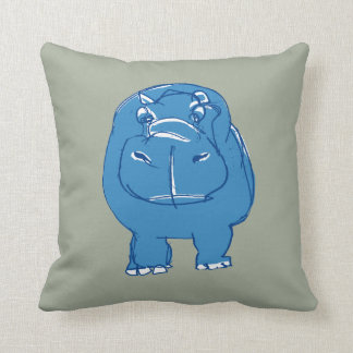 blue hippo pillow pet