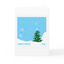 blue holiday card by couldbe blue holiday card
