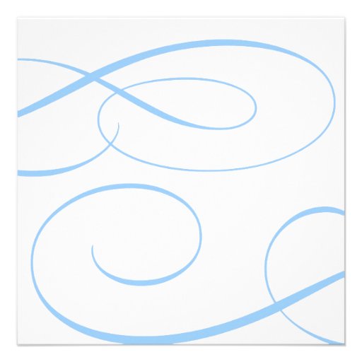 Blue Holy Communion Invite