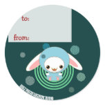 blue hooded bunny