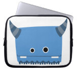 Blue Horned Monster Electronics Bag Laptop Sleeves