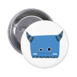 Blue Horned Monster Pins