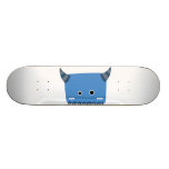 Blue Horned Monster Skateboard
