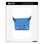 Blue Horned Monster Skins For NOOK Color