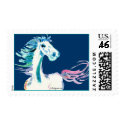 Blue Horse Custom Postage Stamps