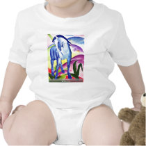 Blue Horse I By Marc Franz Romper