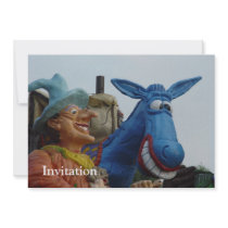 Blue Horse Invitation