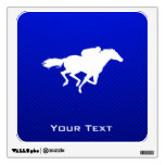 Blue Horse Racing Wall Stickers