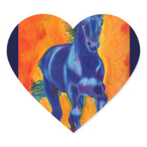 Blue Horse Stickers