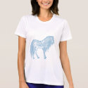 blue horse t-shirts by lsvmanga blue horse t-shirts
