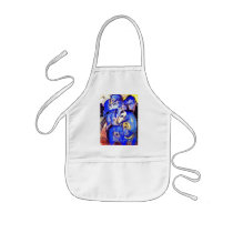 Blue Horses - Franz Marc Apron by VintagePets Blue Horses - Franz Marc Apron
