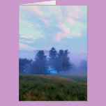 Blue House on Misty Morn cards