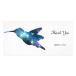 Blue Hummingbird Photo Greeting Card