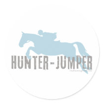 Blue Hunter Jumper stickers