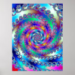Blue Hurricane II Print