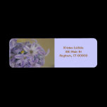 Blue Hyacinth Address Label labels
