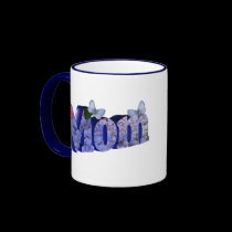 Blue Hydrangea 3D Mom Mug mugs