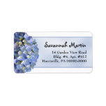 Blue Hydrangea Address Labels, Medium